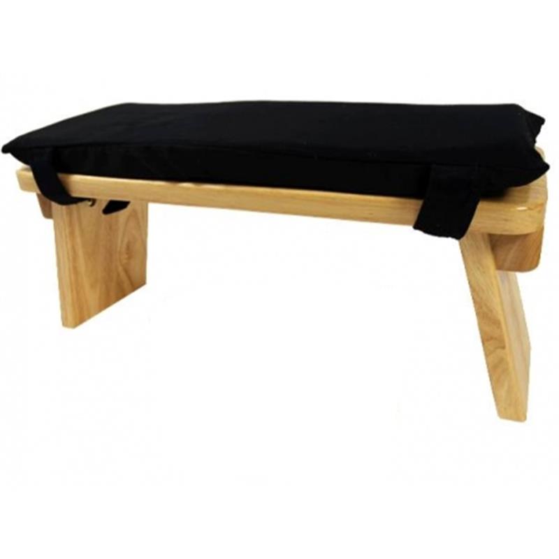 Phoenix Import Meditation Bench Cushion Black 48x17x3 Cm